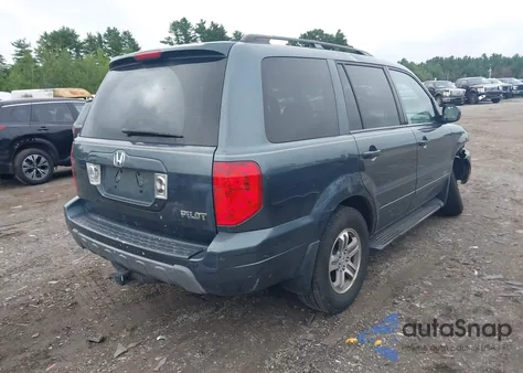 2005 Honda Pilot Ex-L from USA, damaged, VIN 5FNYF18575B045534